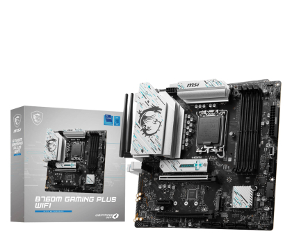 Płyta główna MSI Płyta główna B760M GAMING PLUS WIFI s1700 4DDR5 DP/HDMI mATX